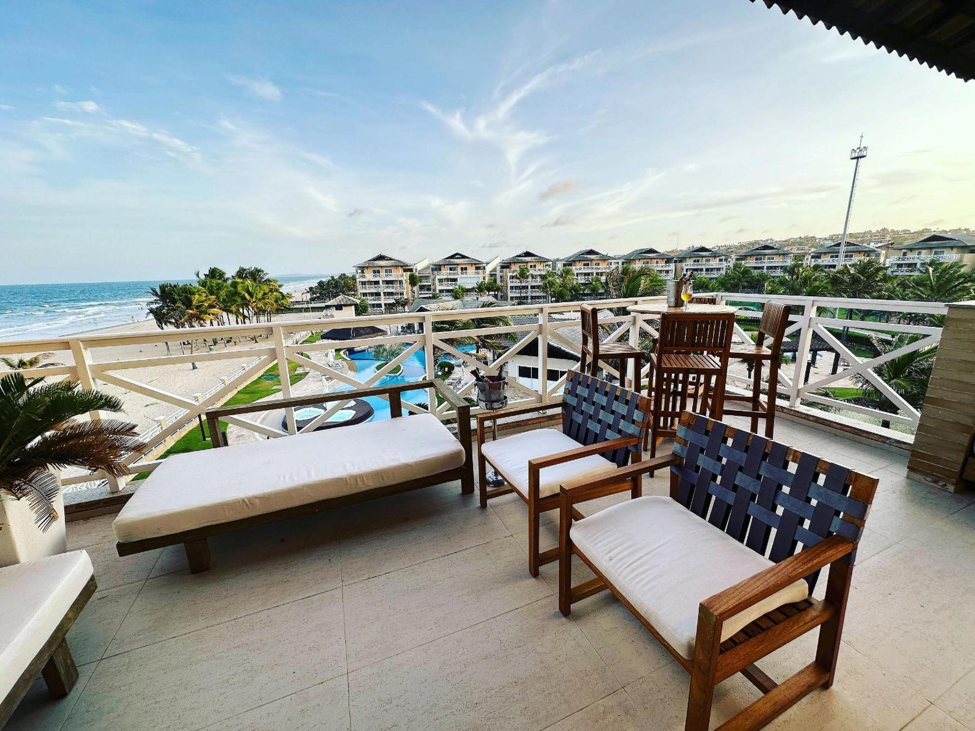 Portamaris Duplex Frente Mar, Viizinho Ao B Park Apartment Aquiraz Bagian luar foto